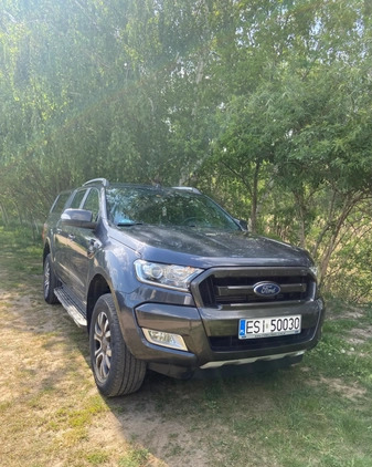 Ford Ranger cena 160000 przebieg: 47000, rok produkcji 2018 z Sieradz małe 29